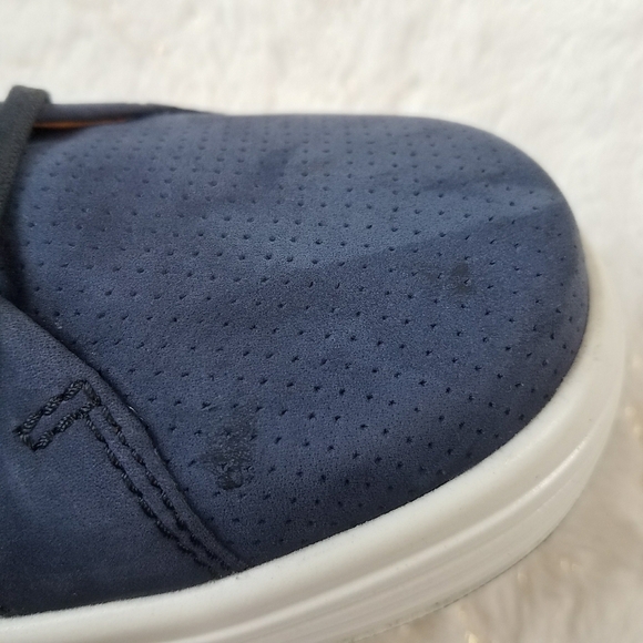 ECCO Soft 7 Men's Suede Low-Top Sneakers - Picture 10 of 11